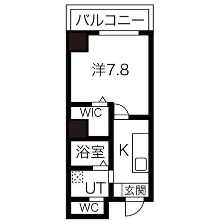 新栄町駅 徒歩8分 3階の物件間取画像